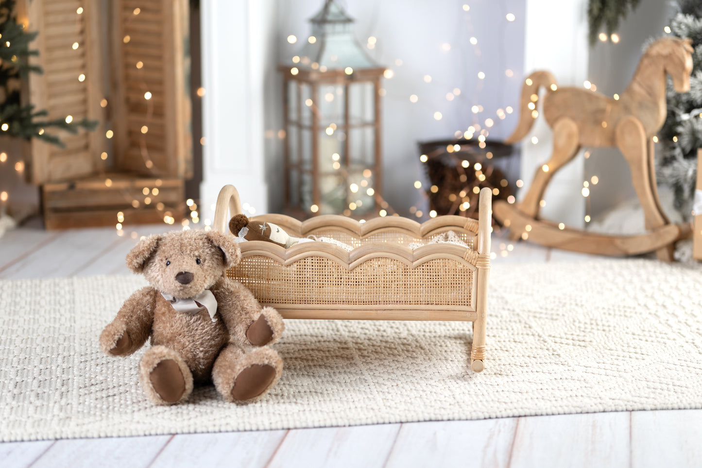 The Honey Bloom Doll Cradle