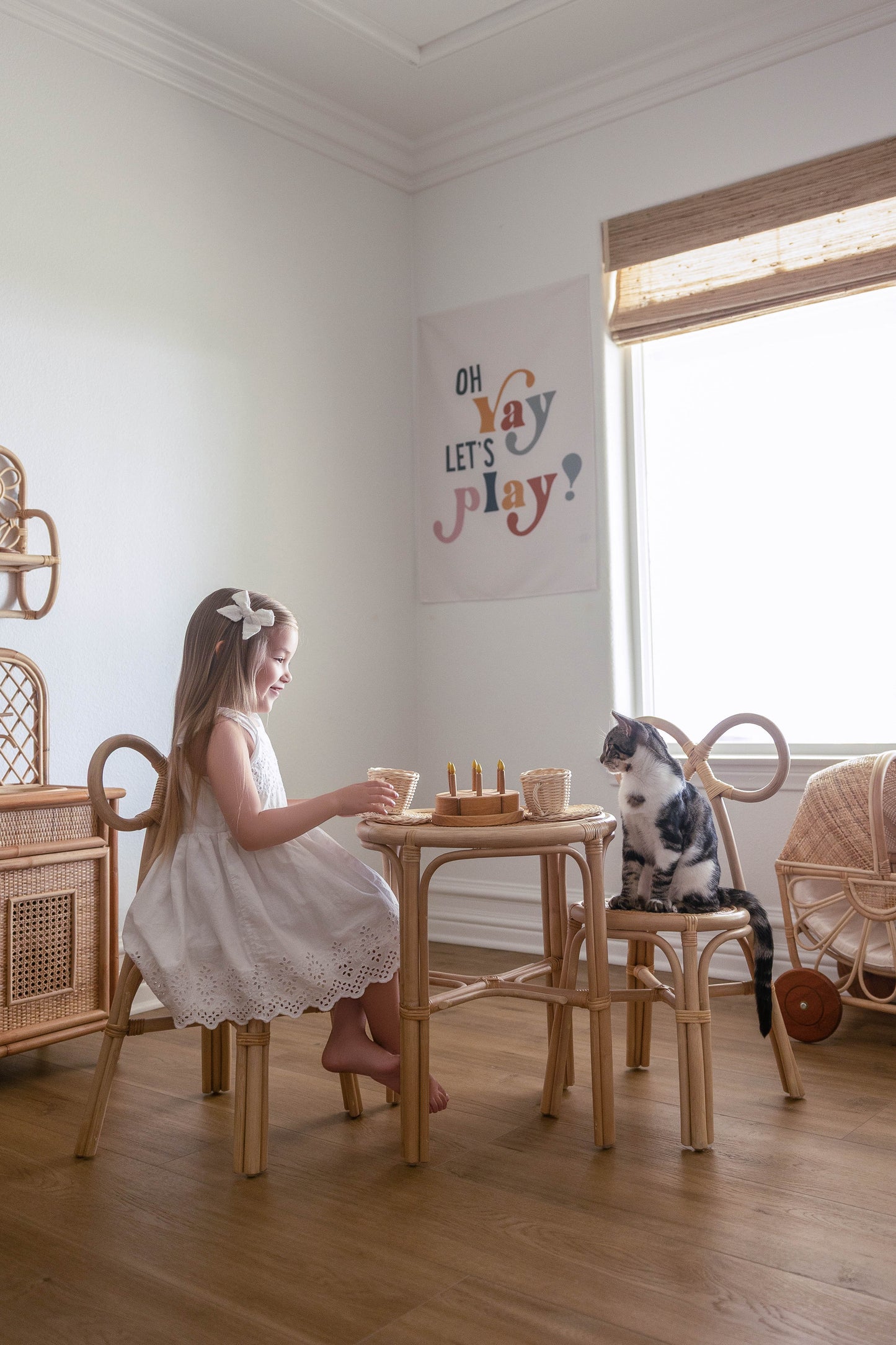 Brielle Rattan Children's Table