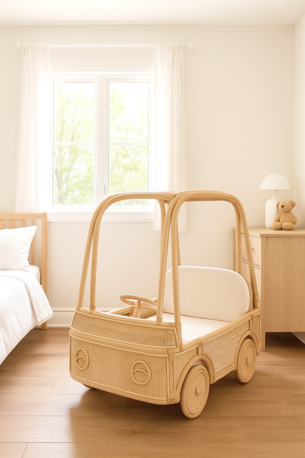 Lila's Rattan Buggy