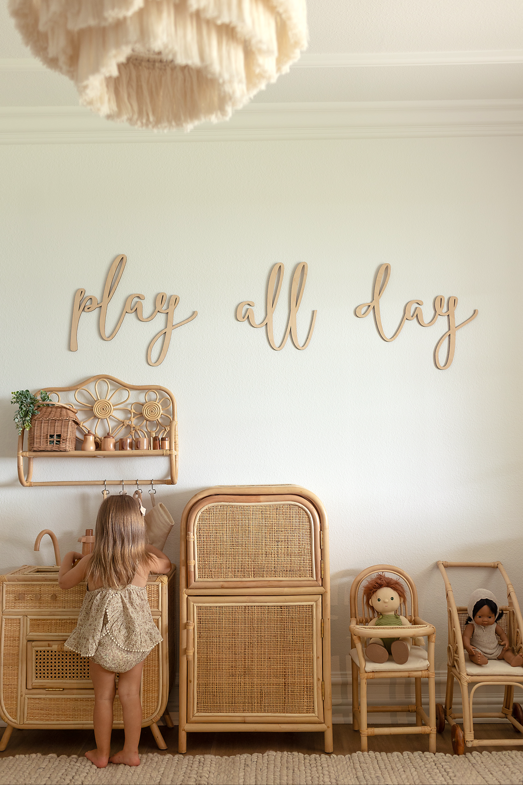 Finley Rattan Refrigerator