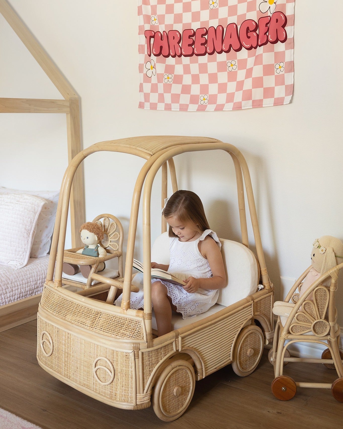 Lila's Rattan Buggy
