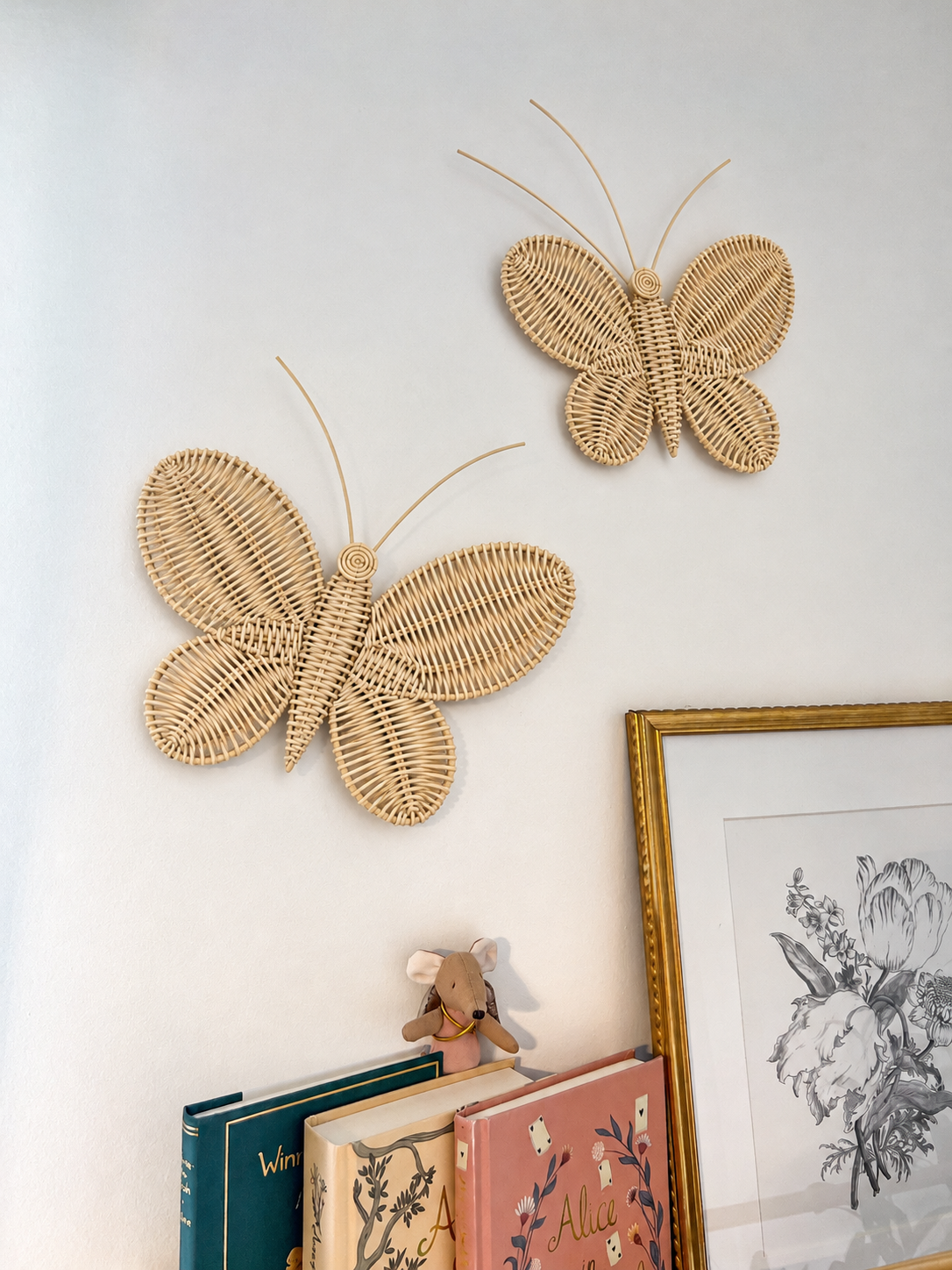 Whimsy Butterfly Wall Decor- 2 pc