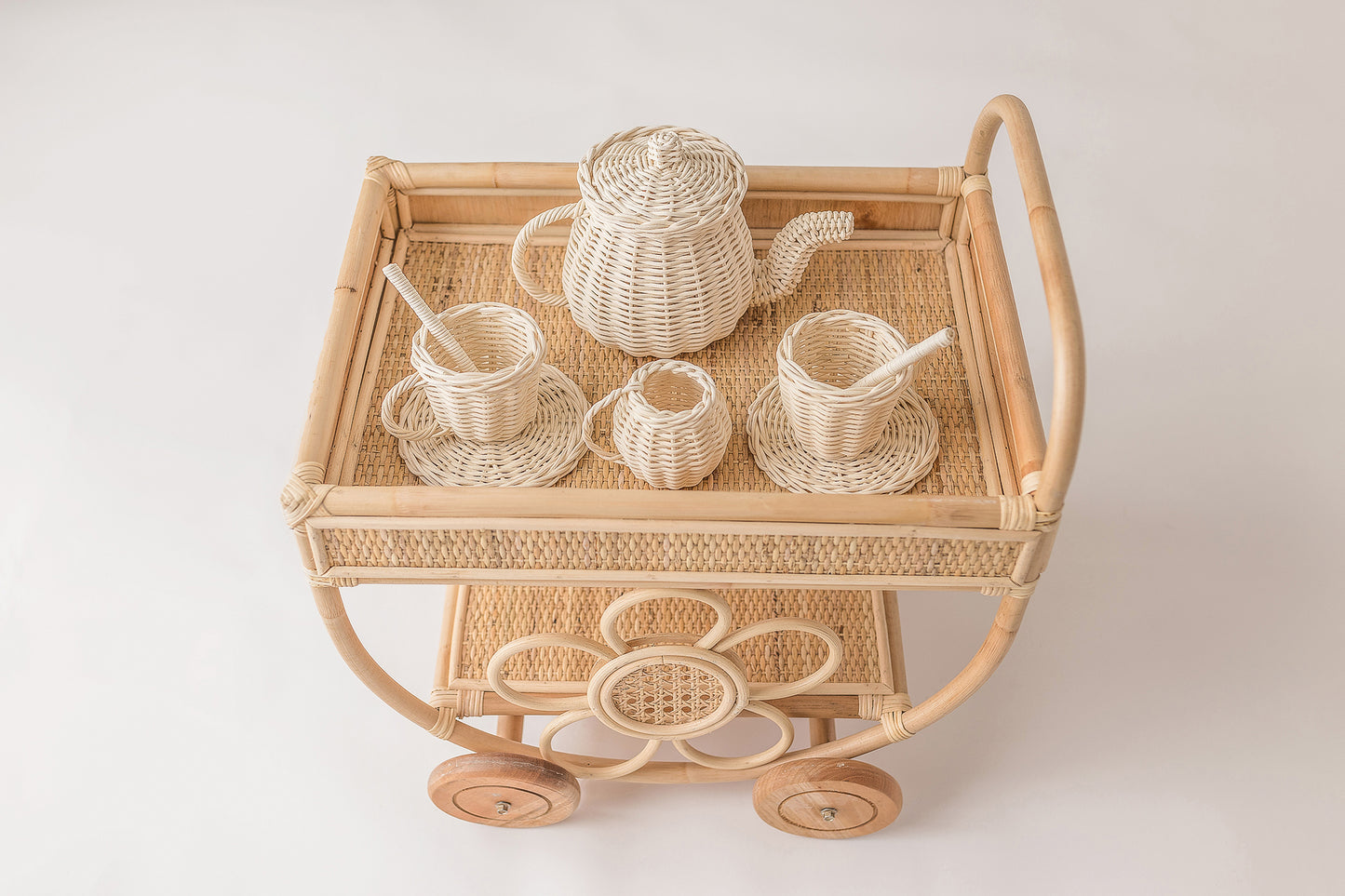 Woven Wonder Tea Cart