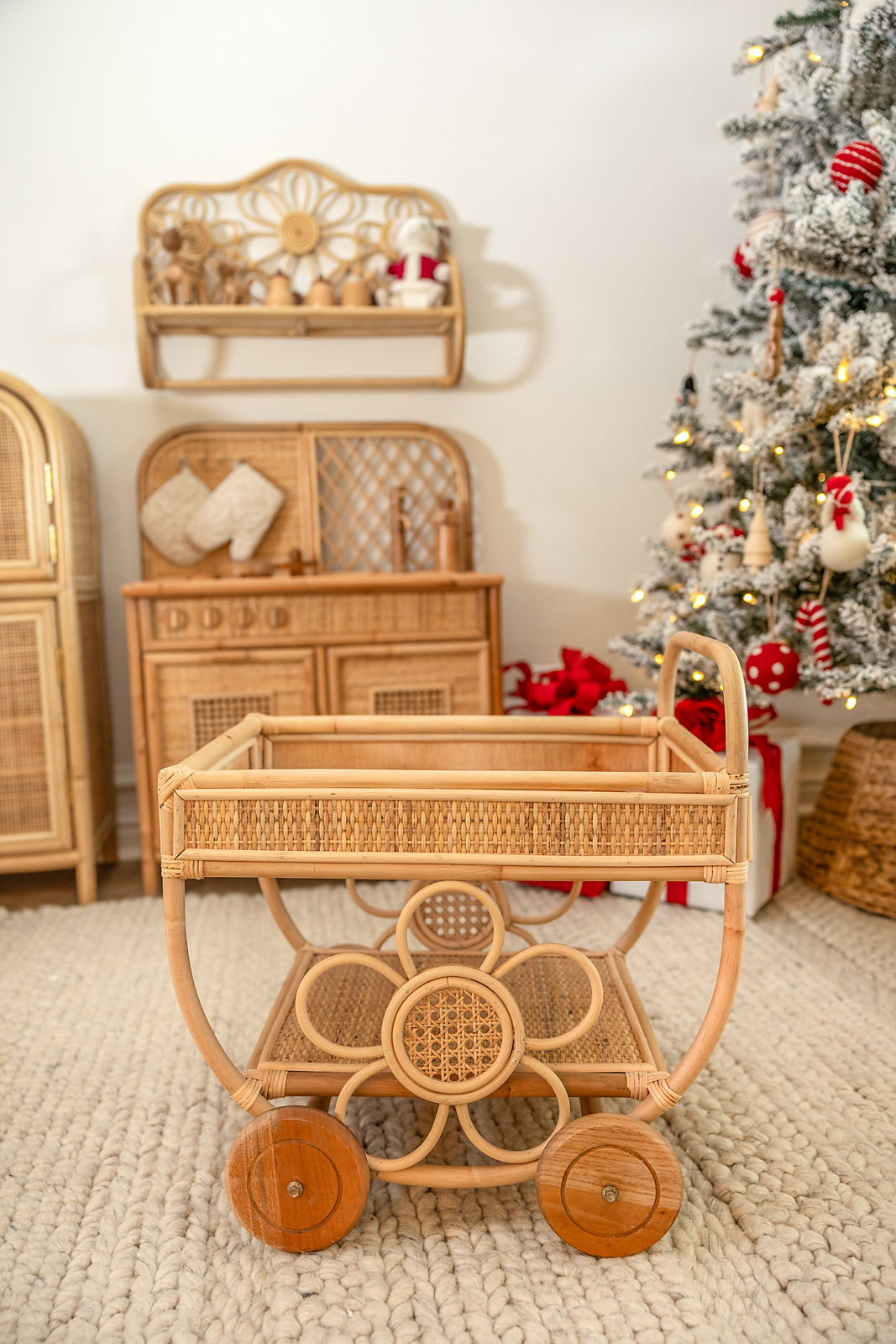 Woven Wonder Tea Cart
