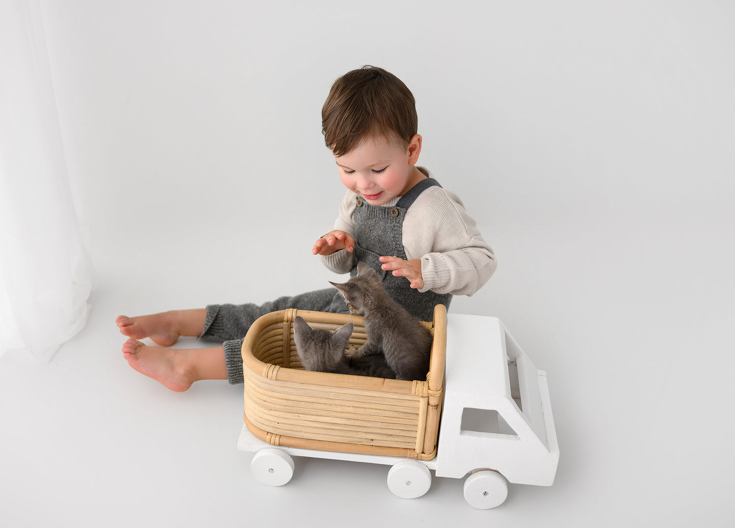 Little Logger Rattan Storage Truck