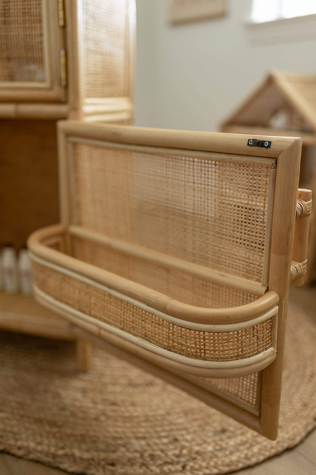 Finley Rattan Refrigerator