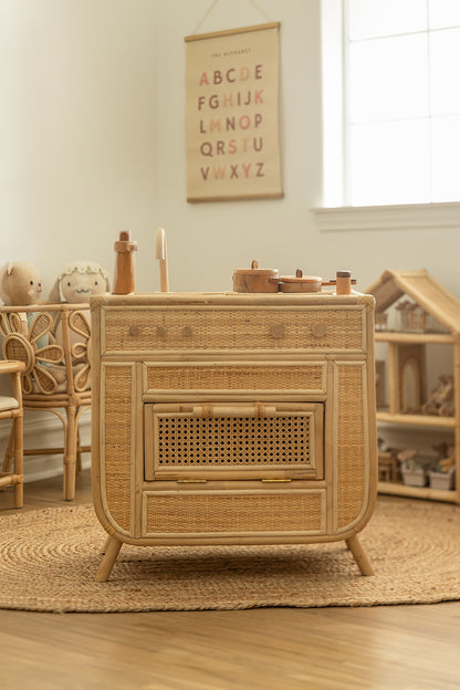 Whimsical Wonders Rattan Kitchenette