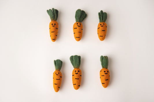 Felted Carrots - Multiple Styles