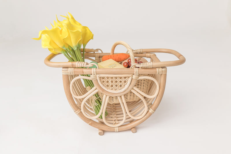 Boho Floral Haven Basket