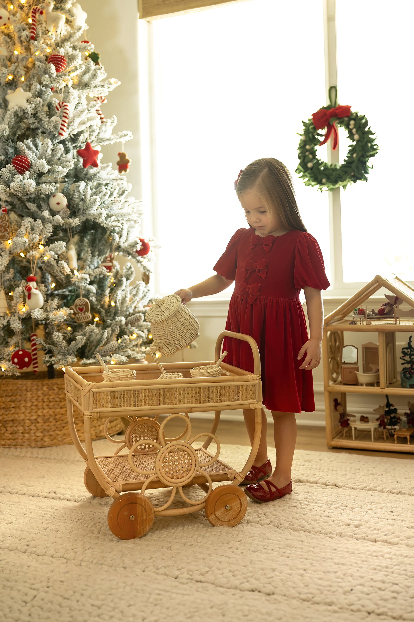 Woven Wonder Tea Cart