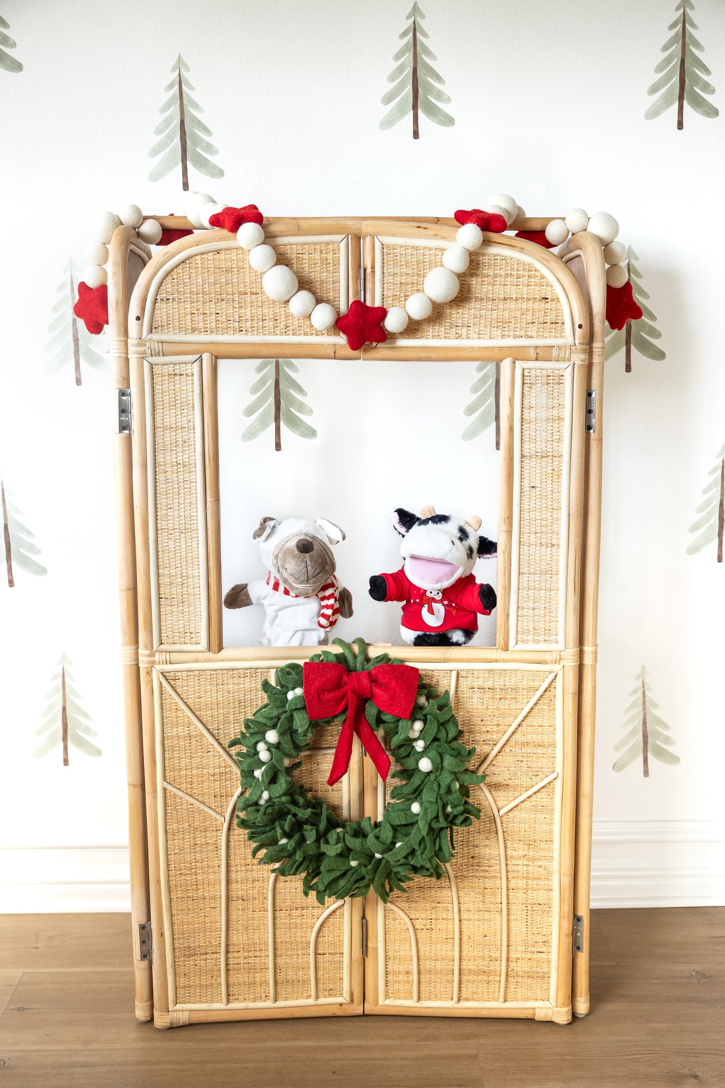 Timeless Adventures Rattan Puppet Theater