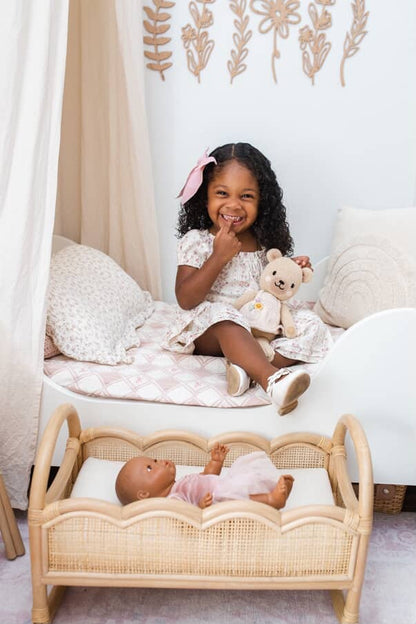 The Honey Bloom Doll Cradle