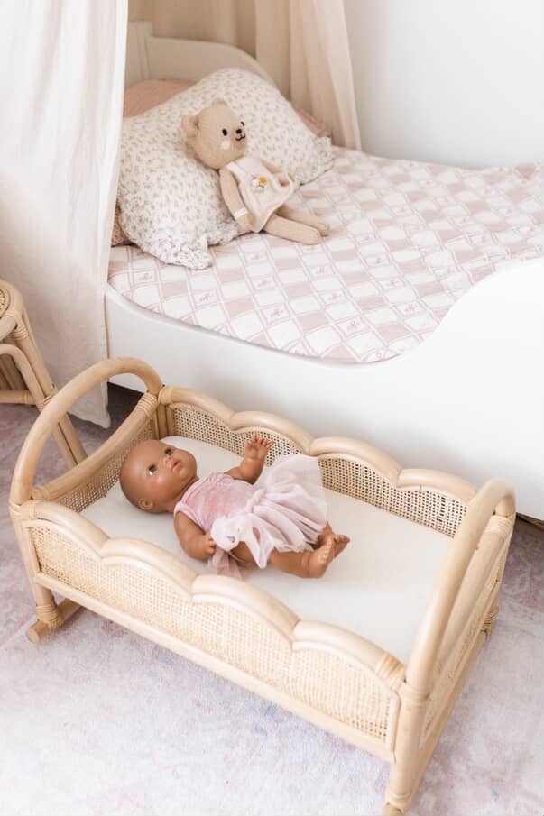 The Honey Bloom Doll Cradle