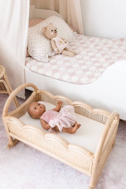 The Honey Bloom Doll Cradle