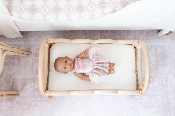 The Honey Bloom Doll Cradle