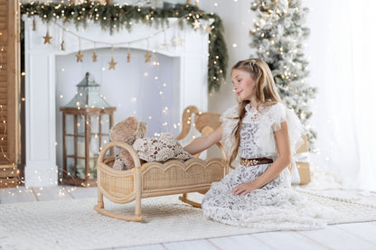 The Honey Bloom Doll Cradle