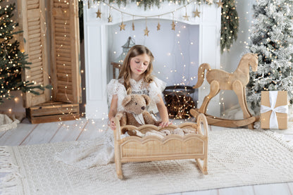 The Honey Bloom Doll Cradle
