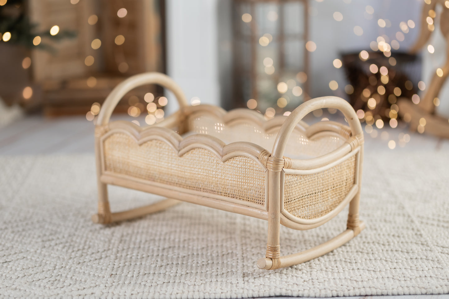 The Honey Bloom Doll Cradle