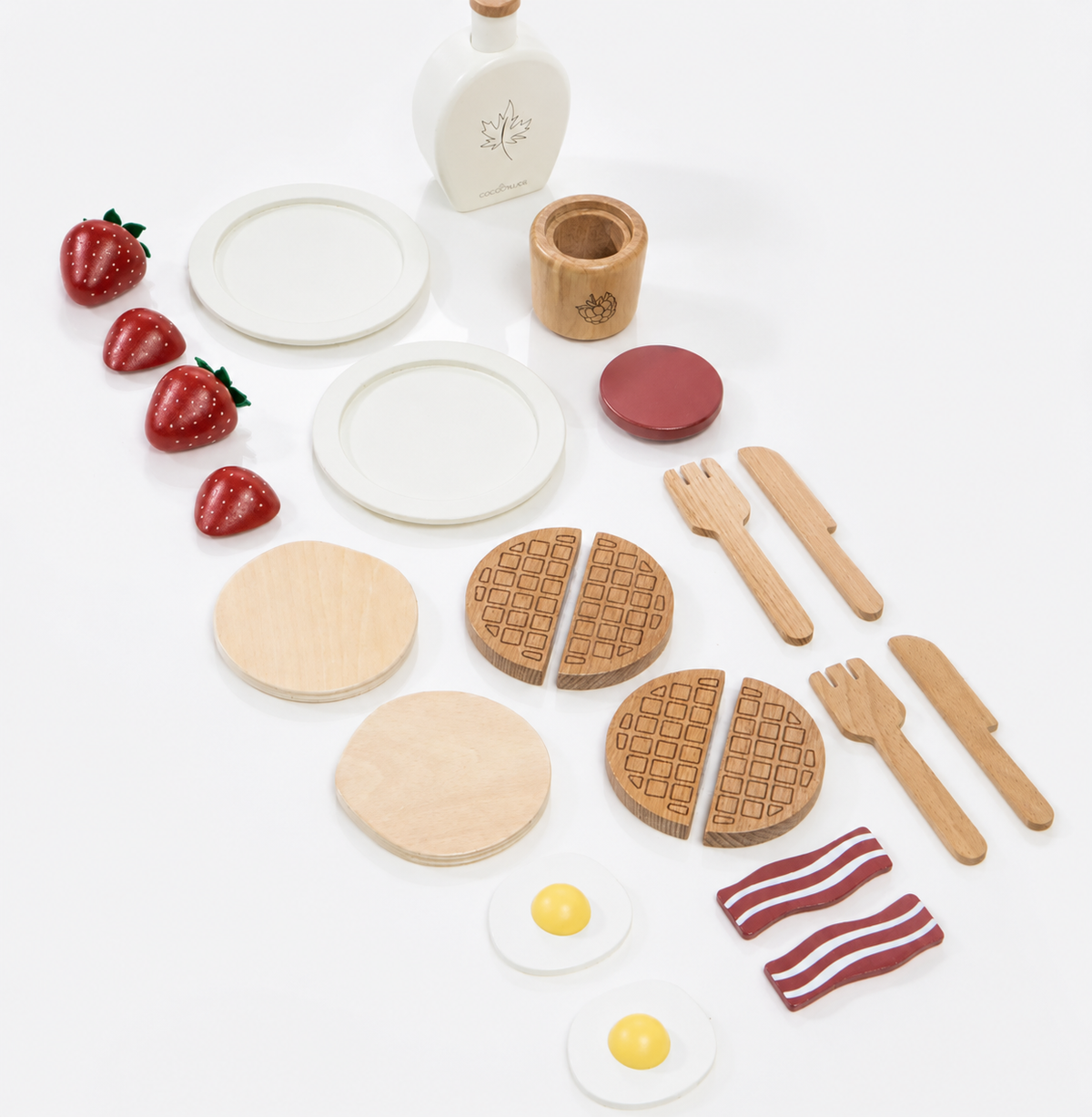 Coco Village Wooden Brunch Playset - 18pc