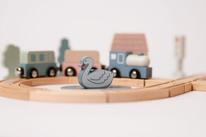Comfy Cubs 30pc Wooden Train Set