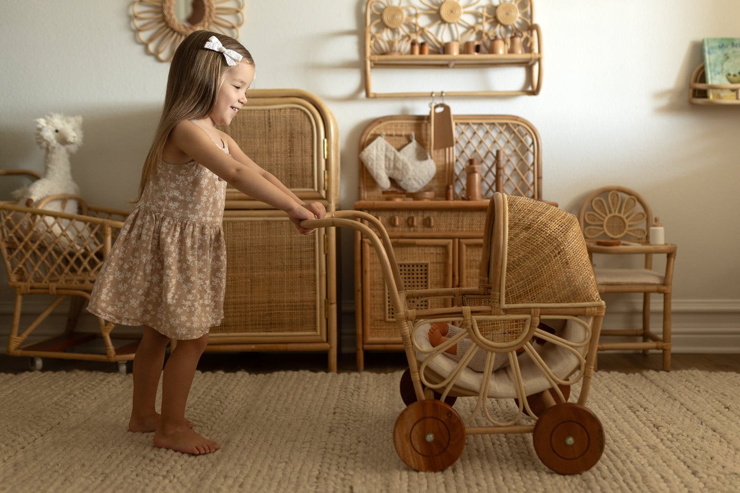 Daisy Mae Doll Pram - PREORDER ONLY- SHIPS BY DEC 15th