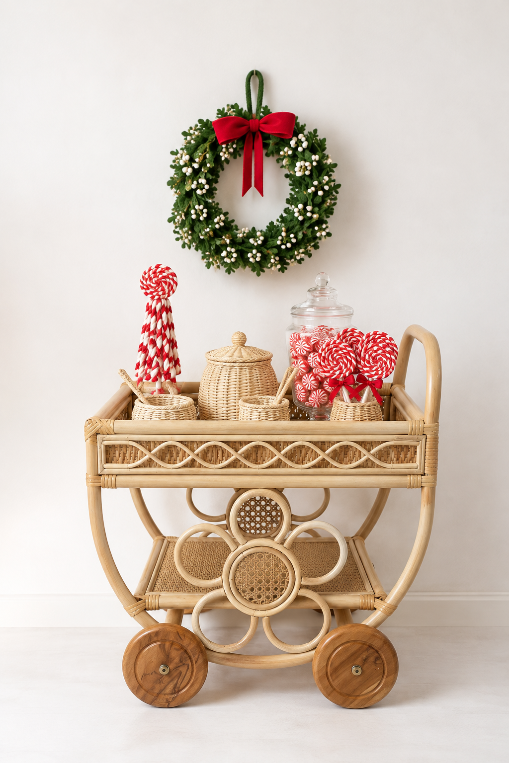 Woven Wonder Tea Cart
