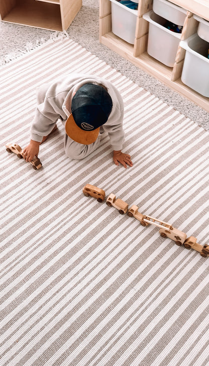 Leo's 7pc Wooden Cars & Trucks Set