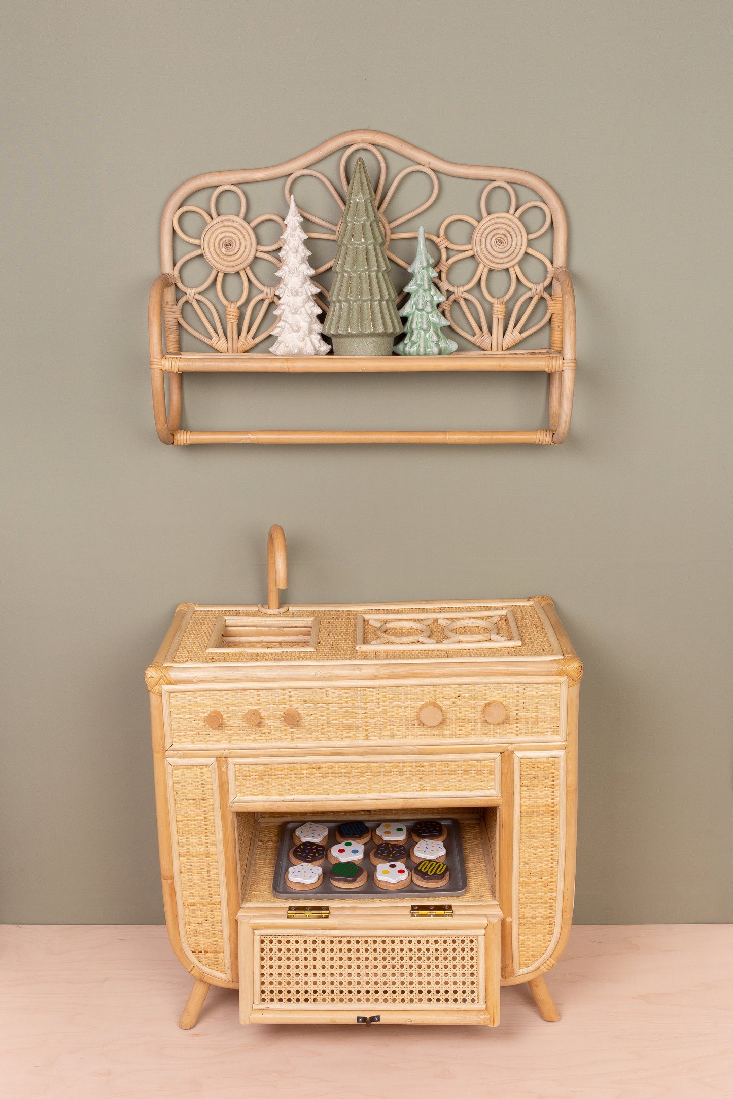 Whimsical Wonders Rattan Kitchenette