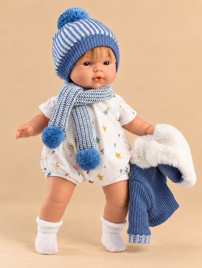 15" Soft Baby Doll - Leo