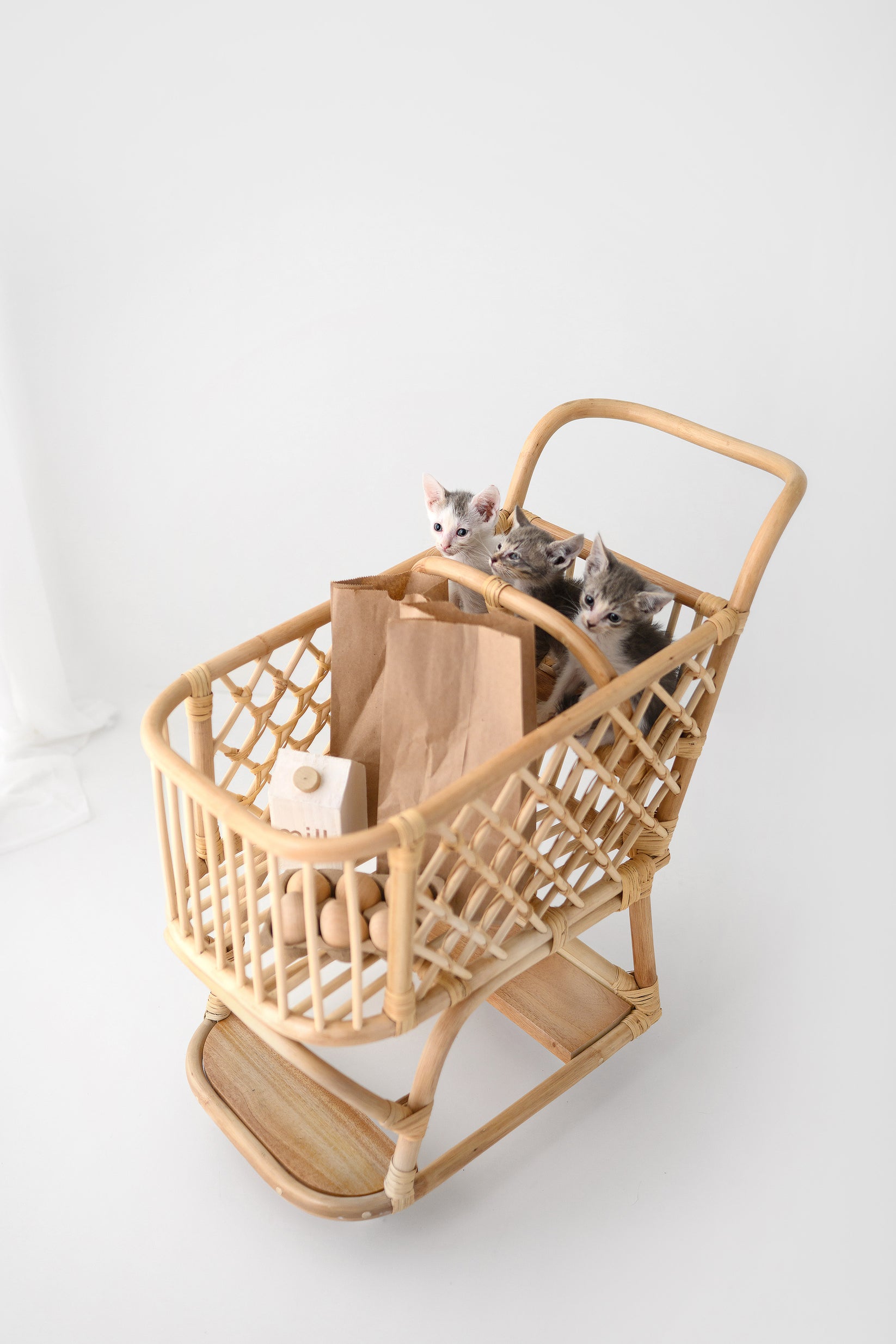 Little Shopper Rattan Cart – Lila & Leo