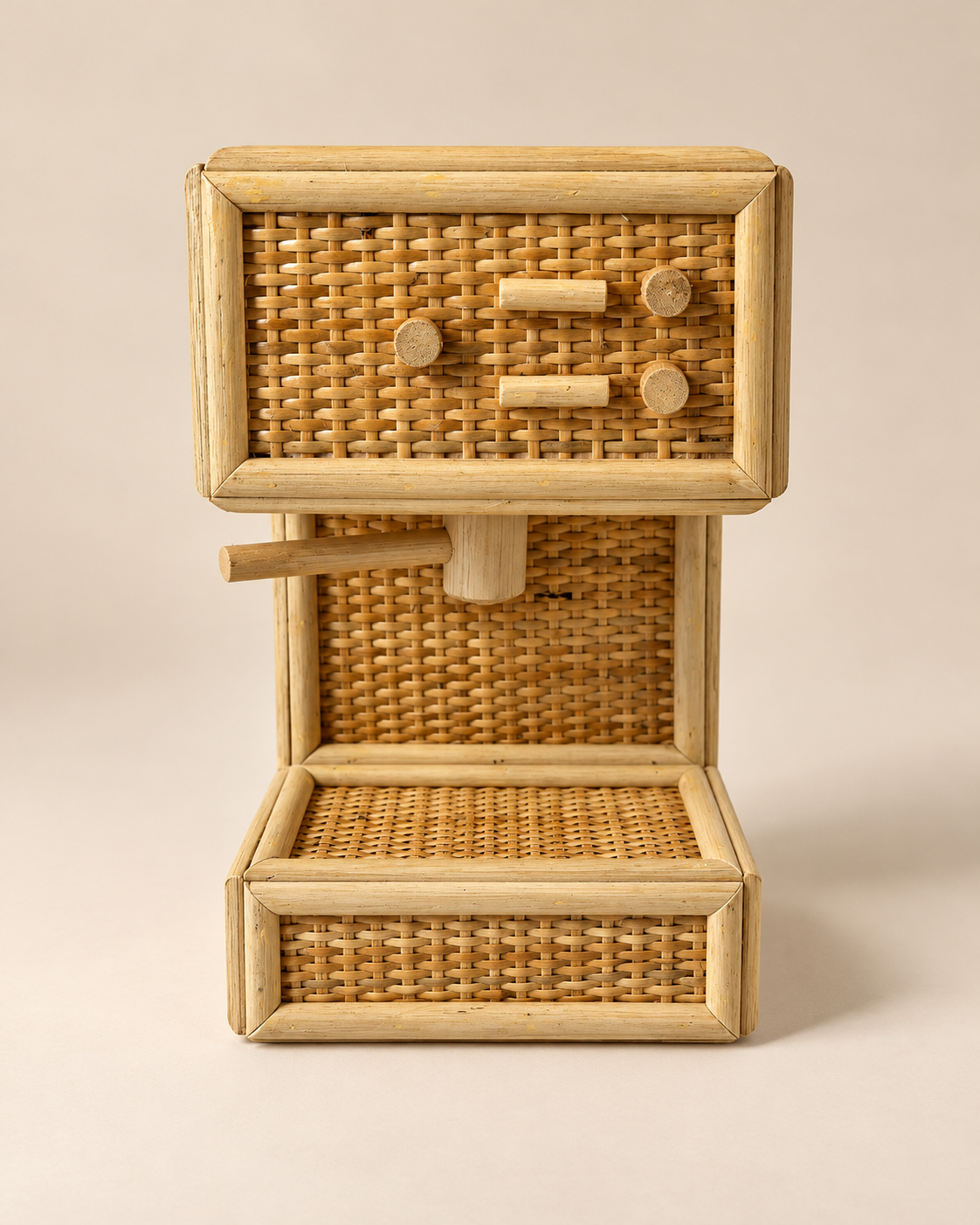 Brew & Bloom Rattan Coffee Maker