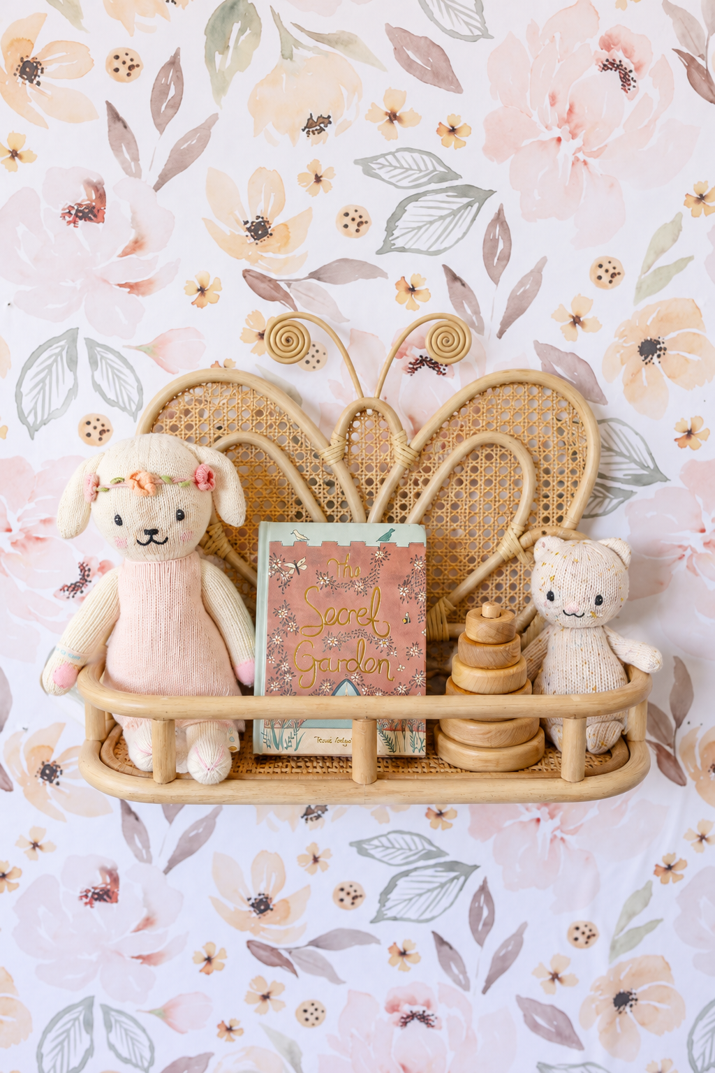 Blissful Butterfly Wall Shelf