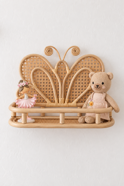 Blissful Butterfly Wall Shelf