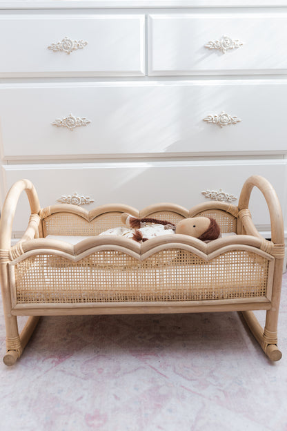The Honey Bloom Doll Cradle