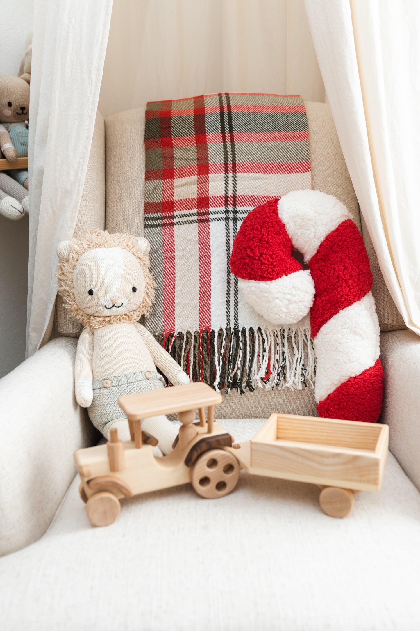 Finn's Wooden Tractor Toy