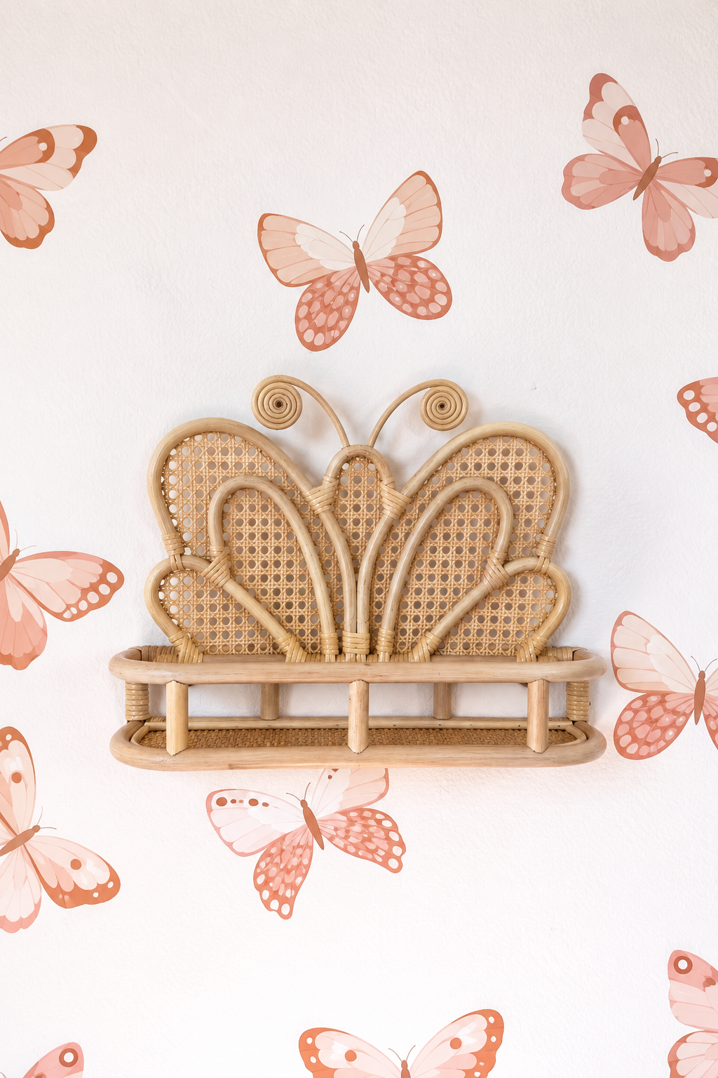 Blissful Butterfly Wall Shelf