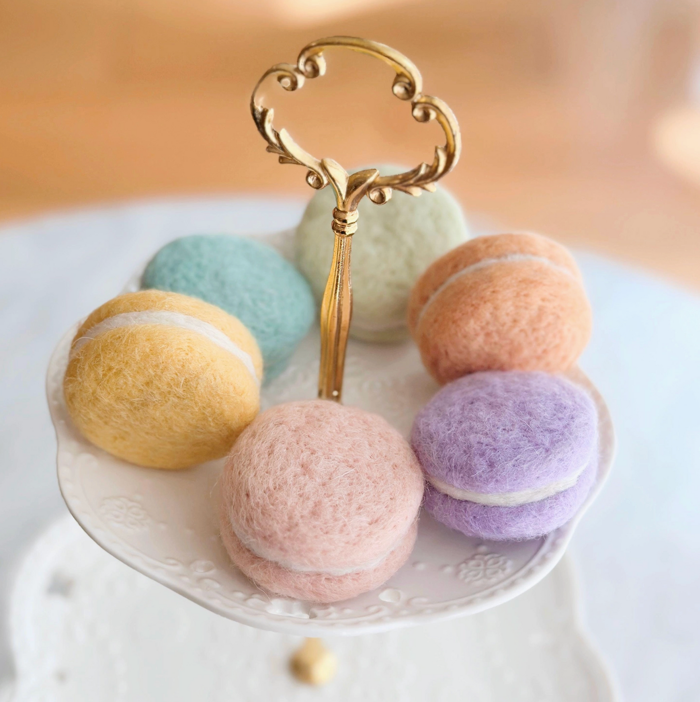 Felted Macarons