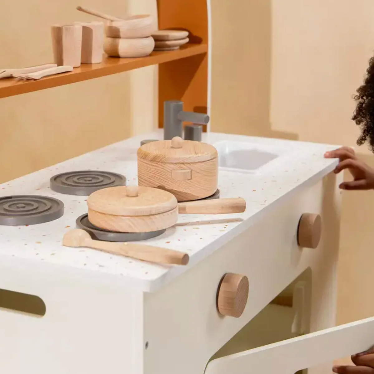 Coco Village Wooden Pots & Pans Playset
