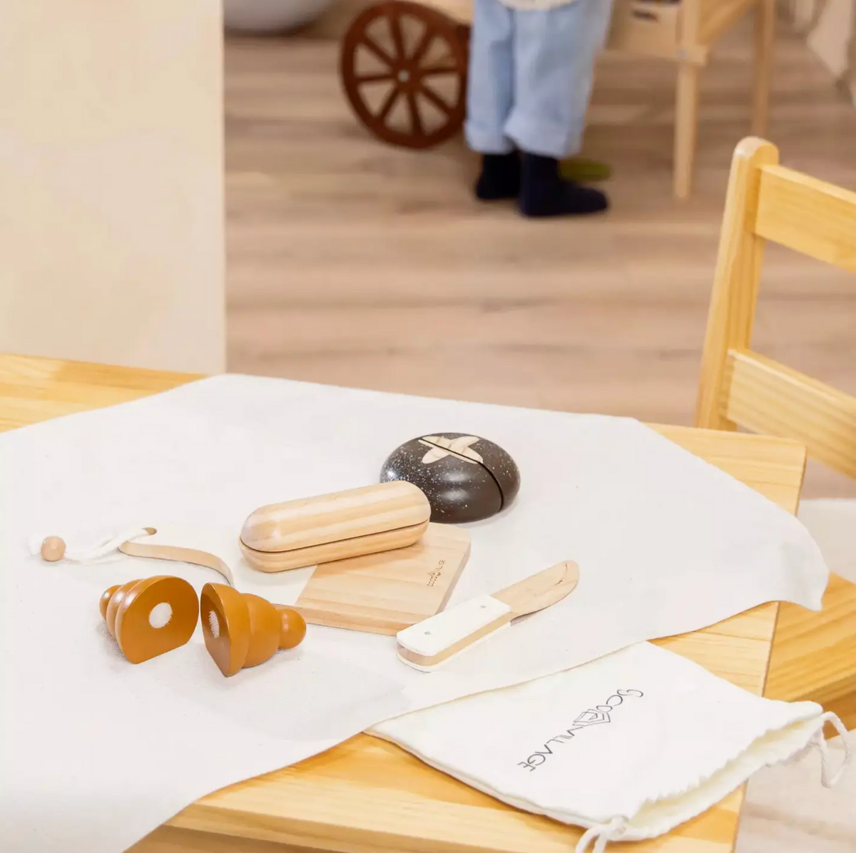 Coco Village Wooden Bakery Playset - 6pc