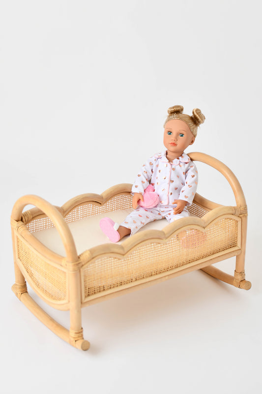 The Honey Bloom Doll Cradle