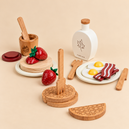 Coco Village Wooden Brunch Playset - 18pc