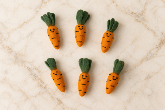 Felted Carrots - Multiple Styles