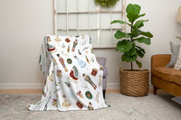 Minky Luxe Designer Blanket - Classic Christmas Nutcracker