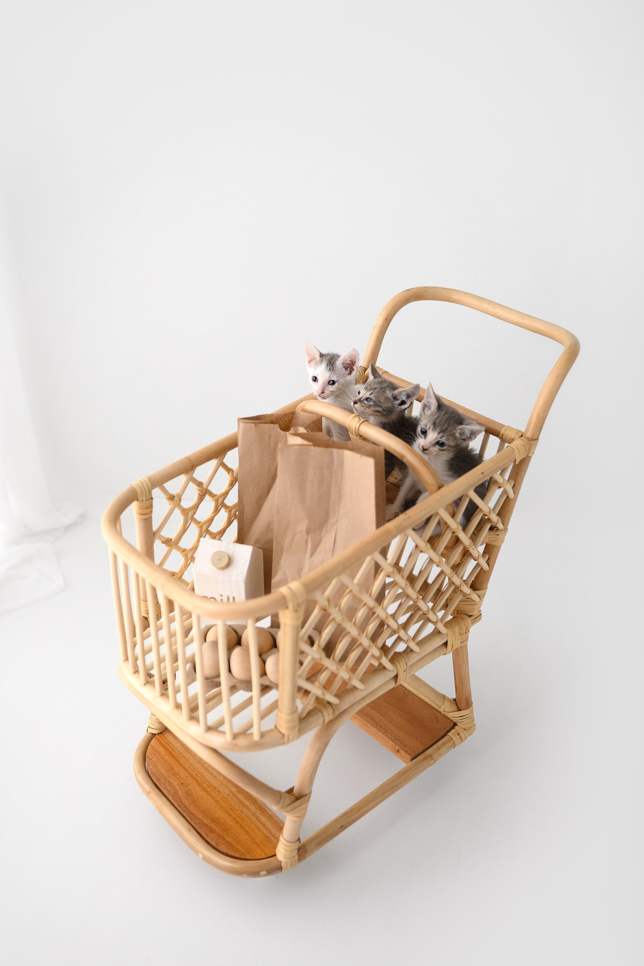 Little Shopper Rattan Cart
